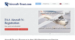 Desktop Screenshot of aircraft-trust.com